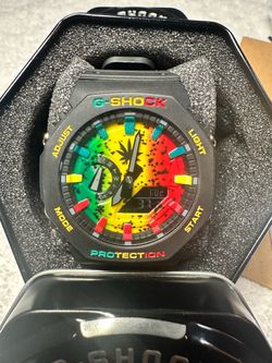 Casio G-Shock White Multicolor Ana-Digi Watch