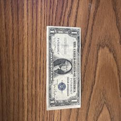 1935 Silver Dollar Bill