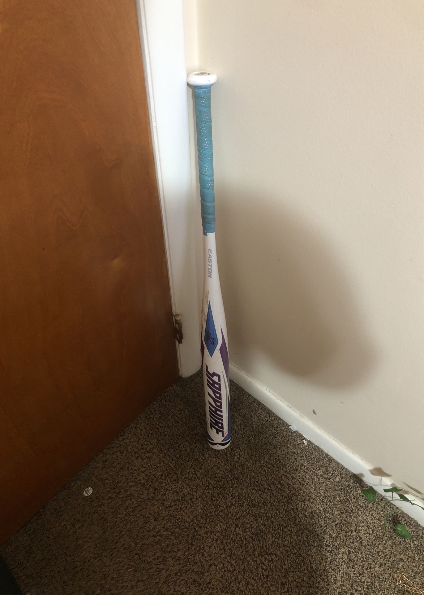 Easton Sapphire Lightweight Alloy Fast Pitch Softball Bat, Multicolor, -12, 1.25 lb