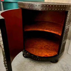 Bar Table With Door And Shelves