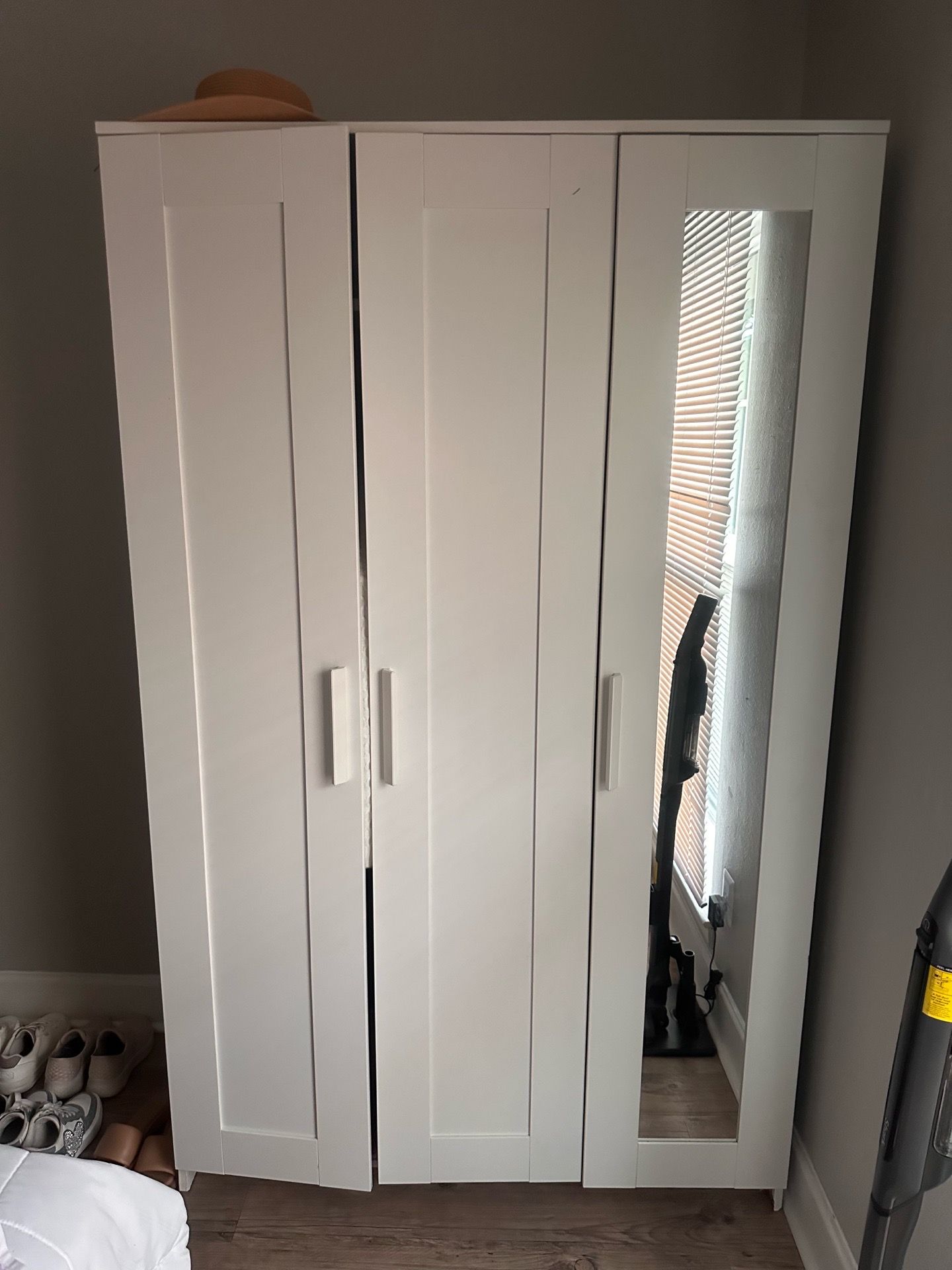 White Closet Armoire
