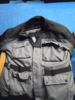 Men's Grey Bilt Motorcycle Jacket