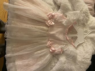 Pink/white Baby Dress