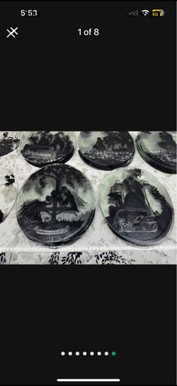 Antique Silhouettes 30 Pieces