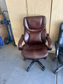 Leather office chair