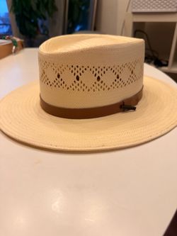 Stetson Brentwood Shantung vented straw hat size L