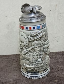 Vintage 1990 Avon Commemorative Lidded Stein - NIB