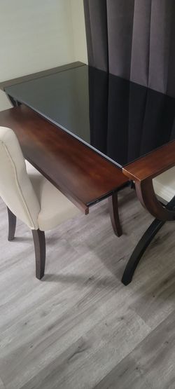 Desk and chair