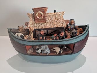 Vintage Holy Herd Pete Apsit Noahs Ark Animal Set Religious Figurines