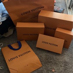 Louis Vuitton Boxes ONLY & Bags