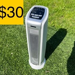 Lasko Oscillating Ceramic Tower Space Heater for Home with Overheat Protection (RETAILS $85+, SELLING FOR $30)