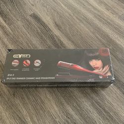 2 In 1 End Trimmer and Ceramic hair Starigthener 