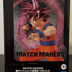 Dragon Ball Super Match Makers Super Saiyan God Goku (VS Beerus) – Brand New