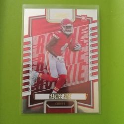 2023 Absolute Football Rashee Rice Rookie Gold Foil Parallel Card 