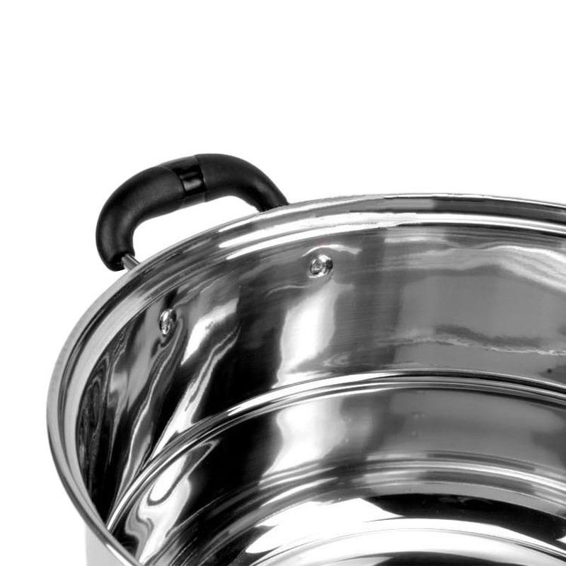 2 Tier Stainless Steel Steamer Steaming Pot Induction Cookware Energy Saving