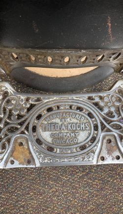 Antique barber chair