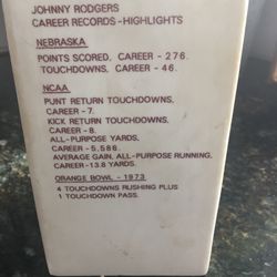 Johnny Rodgers 1972 Decanter