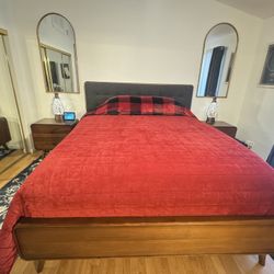 Cal King bedroom set mattress night stands and dressers included