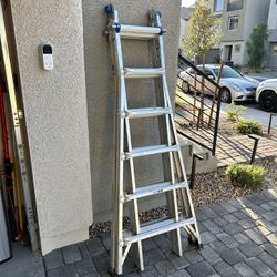 Werner MT-26 Telescoping Multi-Position Ladder – 300 lb Capacity, 25 ft Reach