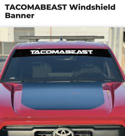 Windshield Banner Decal