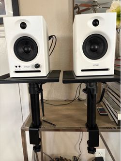 Ortizan Dual-Mode 2.0 Studio Monitors, Active Monitors, slight used with desk mounts