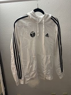 Adidas Portland Timbers White Hoodie Size Medium