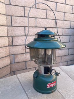 The Coleman 228H is a vintage "Big Hat" double-mantle lantern produced in the early-to-mid 1970s (roughly 1(contact info removed)),