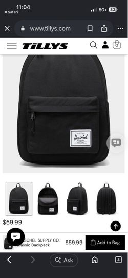 Nice black back pack