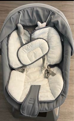 Gray Baby Bouncer Swing with Insert