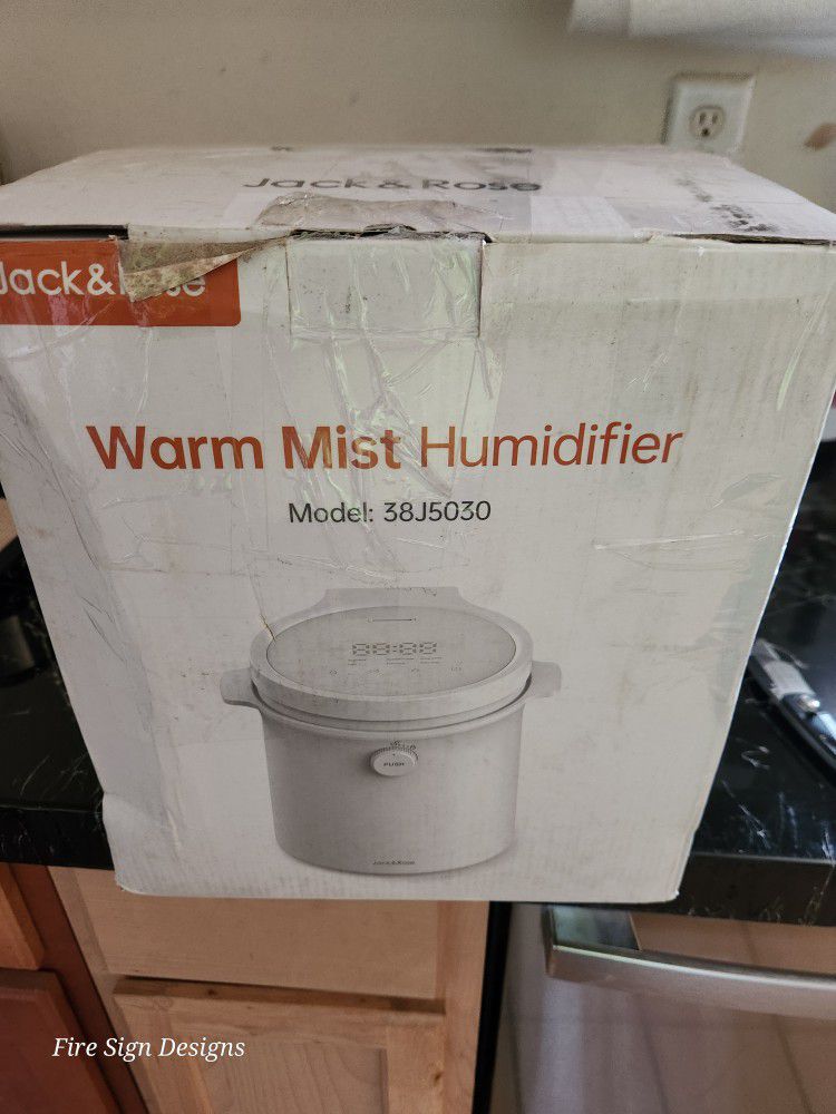 Jack And Rose Warm Mist Humidifier 