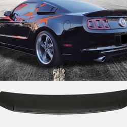10-14 Ford Mustang Shelby GT500 Style Trunk Spoiler - Unpainted ABS