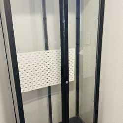 MILSBO Glass Door Cabinet- Plant Cabinet 