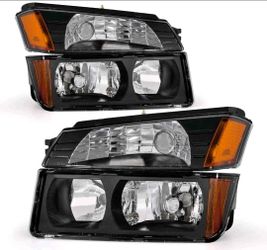 02-06 Chevy Avalanche Headlights Luces Micas Calaveras Faros Faroles Focos Headlamps Chevrolet