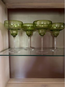 Set of 4 margarita glasses
