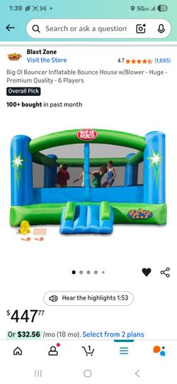 Blastzone Big Ol Bounce House 