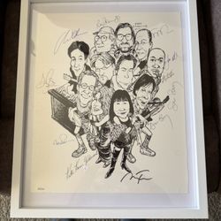 Rock Bottom Remainders Limited Edition Signed Lithograph