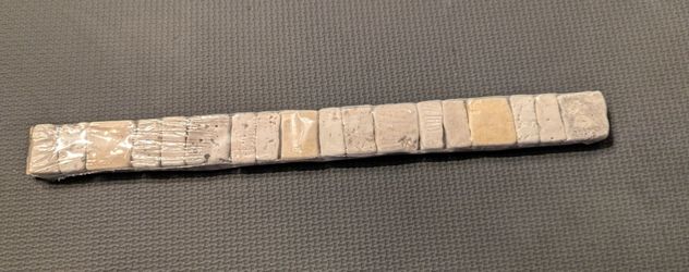 Jeffrey Court 1x12 Venato Mosaic Strip Tumbled NEW