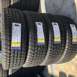 265/70r16 Goodyear Kevlar NEW Set of Tires installed and balanced OTD price