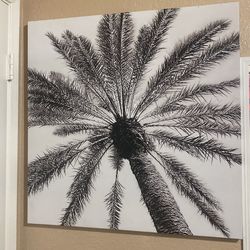 Palm Picture Poster Framed