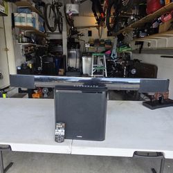 Yamaha YAS-203 Sound Bar with Bluetooth and Wireless Subwoofer