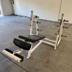FOR SALE: Flex Fitness Decline Olympic Bench