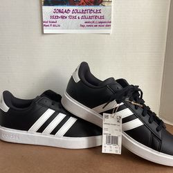 Adidas Men’s Grand Court 2.0 Black/White (size 9)