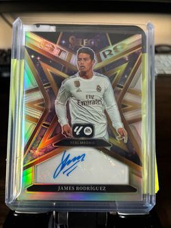 James RodrÃguez Panini Select Auto Trading Card