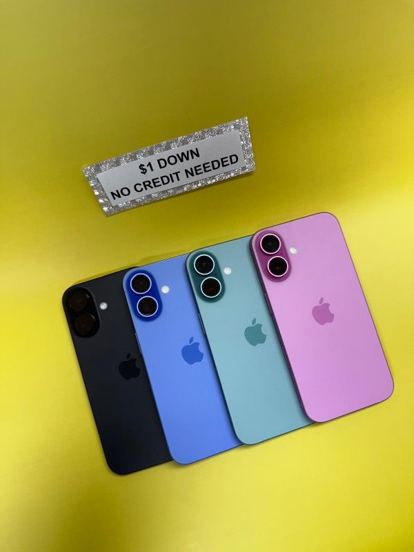 Apple IPhone 16 - Only $1 Today Pay The Rest Later!