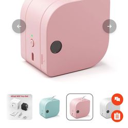 Pink Phomemo P12 Pro Bluetooth Home Label Maker