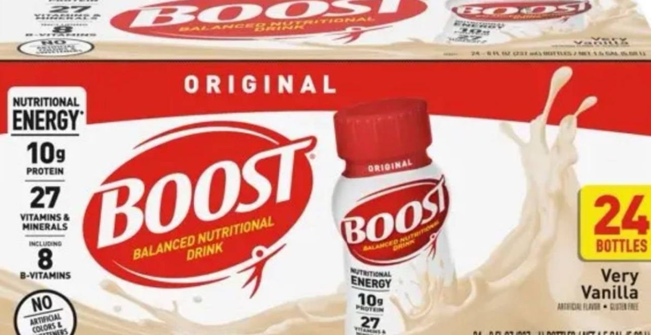 New Boost “Very Vanilla “ Nutrition Drinks
