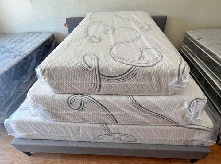 Bamboo Mattress (Memory Foam) 🛌😴QUEEN-SIZE🛌😴 (ALL SIZES AVAILABLE)