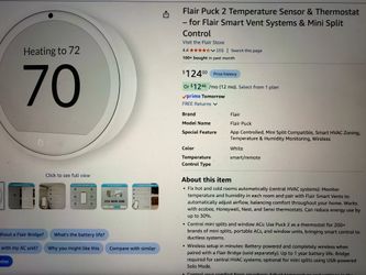 Brand new Flair Puck 2 Temperature Sensor & Thermostat