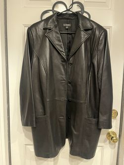 Woman’s Black Leather Jacket