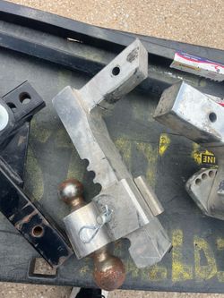 4"-10" DROP ADJUSTABLE BALL MOUNT ALUMINUM - 10,000 LBS CAPACITY